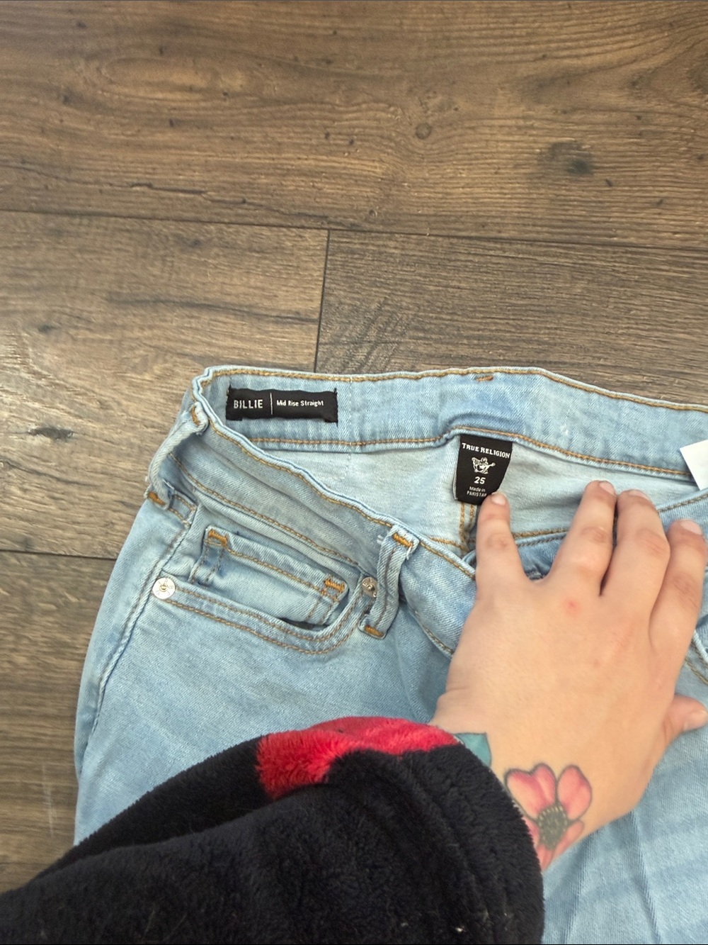 True Religion Billie Light Wash Skinny Jeans